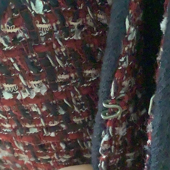 Talbots Tweed Blazer with Gold Buttons and Pockets Size 8 - Picture 5 of 14